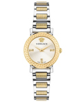 Versace Petit Roloi Batarias me Xruso / Asimi Metalliko Brasele VE6M00422