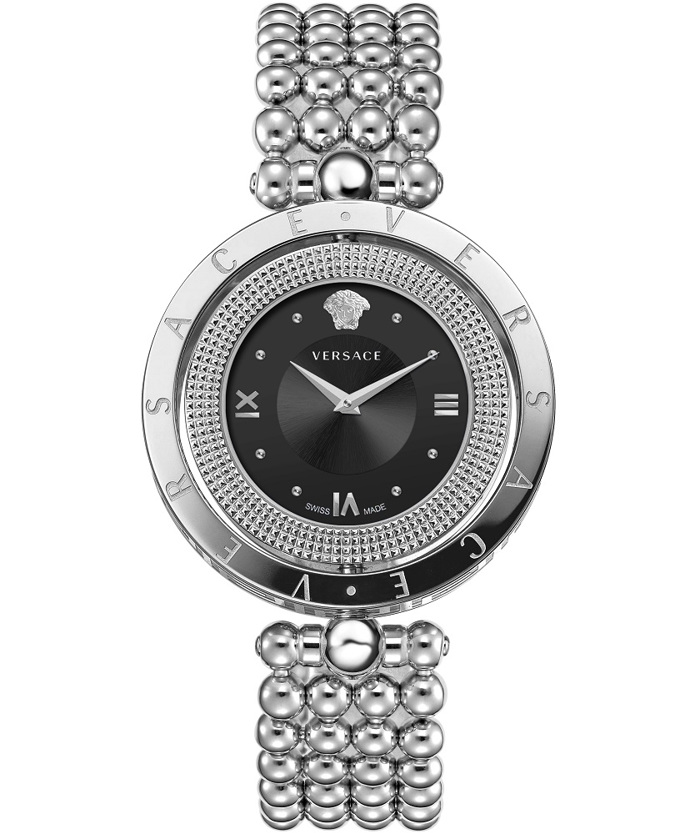 Versace Eon Roloi Batarias me Asimi Metalliko Brasele VE7901523