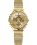 Versace V-Circle Roloi Batarias me Xruso Metalliko Brasele VE8102219