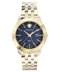 Versace Univers GMT Roloi Batarias me Xruso / Asimi Metalliko Brasele VEBK01019
