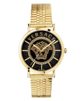 Versace V-Essential Roloi Batarias me Xruso Metalliko Brasele VEJ400521