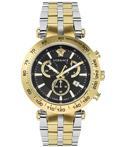Versace Bold Roloi Xronogafos Batarias me Xruso / Asimi Metalliko Brasele VEJB00622