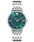 Versace V-Eternal Gent Roloi Batarias me Asimi Metalliko Brasele VEKA00522