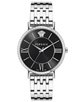 Versace V-Eternal Gent Roloi Batarias me Asimi Metalliko Brasele VEKA00622