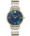 Versace V-Eternal Gent Roloi Batarias me Xruso / Asimi Metalliko Brasele VEKA00722
