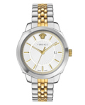 Versace Icon Classic Roloi Batarias me Xruso / Asimi Metalliko Brasele VEV901223