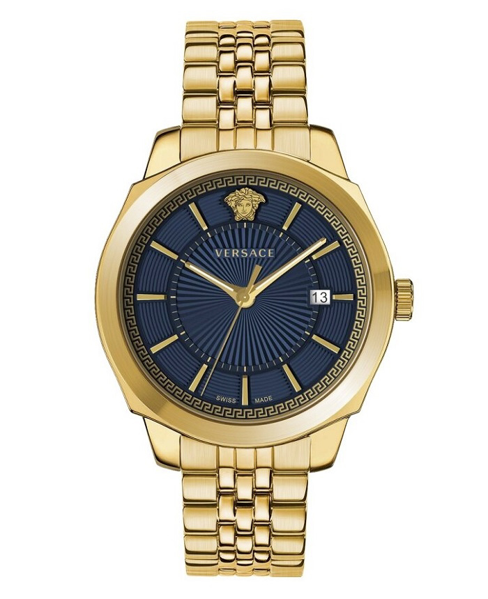 Versace Icon Classic Roloi Batarias me Xruso Metalliko Brasele VEV901423