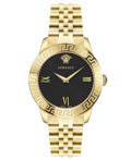 Versace Greca Roloi Batarias me Xruso Metalliko Brasele VEVC01121