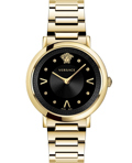 Versace Pop Chic Roloi Batarias me Xruso Metalliko Brasele VEVD00619