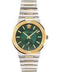 Versace Greca Logo Roloi Batarias me Xruso / Asimi Metalliko Brasele VEVI00420