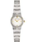Versace Greca Logo Mini Roloi Batarias me Asimi Metalliko Brasele VEZ100321