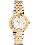 Versace Greca Icon Roloi Batarias me Xruso / Asimi Metalliko Brasele VEZ600421