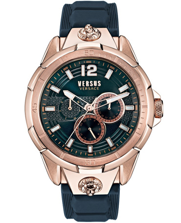 Versus by Versace Runyon Ρολόι Μπαταρίας με Μπλε Καουτσούκ Λουράκι VSP1L0321