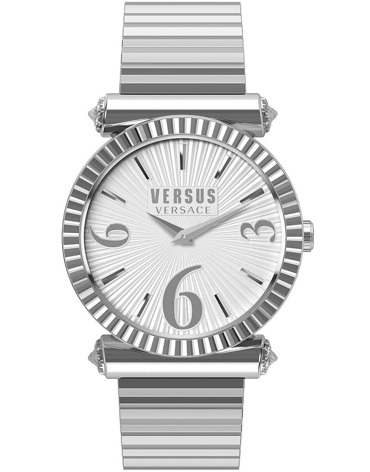 Versus by Versace Republique Ρολόι Μπαταρίας με Ασημί Μεταλλικό Μπρασελέ VSP1V0819