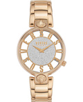 Versus by Versace Kirstenhof Roloi Batarias me Roz Xruso Metalliko Brasele VSP491519