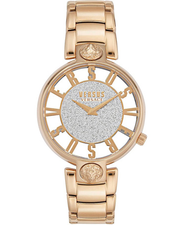 Versus by Versace Kirstenhof Ρολόι Μπαταρίας με Ροζ Χρυσό Μεταλλικό Μπρασελέ VSP491519