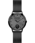 Versus by Versace Strandbank Roloi Batarias me Mavro Metalliko Brasele VSP571921
