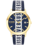 Versus by Versace Barbes Roloi Batarias me Ble Dermatino Louraki VSPLN0219