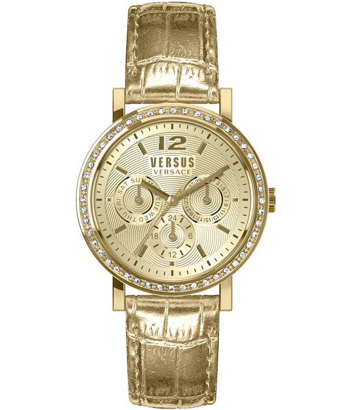 Versus by Versace Manhasset Roloi Batarias me Xruso Dermatino Louraki VSPOR2419