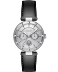 Versus by Versace Sertie N Roloi Batarias me Mavro Dermatino Louraki VSPOS2021