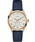 Guess Watson Roloi Batarias me Ble Dermatino Louraki W1130G4