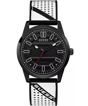 Guess Streak Ρολόι Μπαταρίας με Λευκό Καουτσούκ Λουράκι W1300G2 Guess Streak Ρολόι Μπαταρίας με Λευκό Καουτσούκ Λουράκι W1300G2