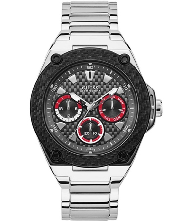 Guess Legacy Ρολόι Μπαταρίας με Ασημί Μεταλλικό Μπρασελέ W1305G1 Guess Legacy Ρολόι Μπαταρίας με Ασημί Μεταλλικό Μπρασελέ W1305G1