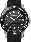 Wenger Seaforce Diver Roloi Batarias me Mavro Kaoutsouk Louraki 10641132