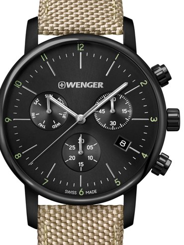 Wenger 01.1743.117 Urban Classic Chronograph 44mm 10ATM