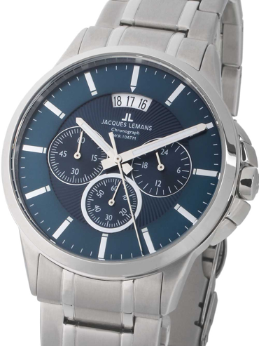 Jacques Lemans 1-1542I Sydney Men's Chronograph 42mm 10 ATM