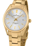 Jacques Lemans Derby Roloi Batarias me Xruso Metalliko Brasele 1-1859K