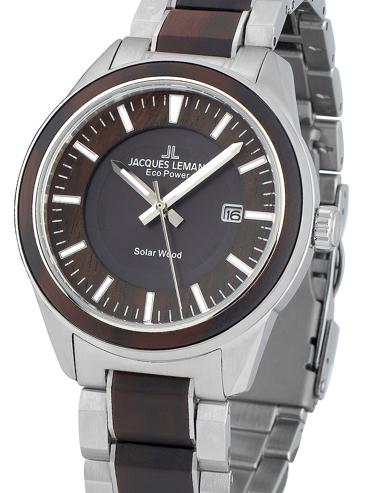 Jacques Lemans 1-2116G Eco Power Wood 40mm 10ATM