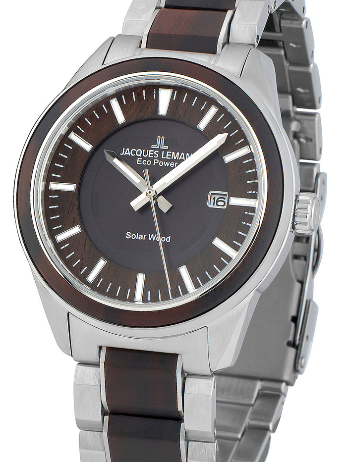 Jacques Lemans 1-2116G Eco Power Wood 40mm 10ATM