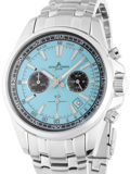Jacques Lemans Liverpool Roloi Xronogafos Batarias me Asimi Dermatino Louraki 1-2117ZB