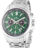 Jacques Lemans Liverpool Roloi Xronogafos Batarias me Asimi Dermatino Louraki 1-2117ZD
