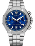 Edox Delfin Roloi Xronogafos Batarias me Asimi Metalliko Brasele 10113-3M-BUIN