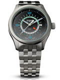 Traser H3 P59 Aurora GMT Roloi Batarias me Asimi Metalliko Brasele 107232