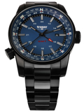 Traser H3 P68 Pathfinder GMT Roloi Batarias me Mavro Metalliko Brasele 109524