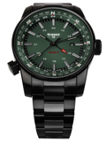 Traser H3 P68 Pathfinder GMT Roloi Batarias me Mavro Metalliko Brasele 109525