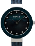 Bering Roloi Batarias me Ble Metalliko Brasele 11429-387
