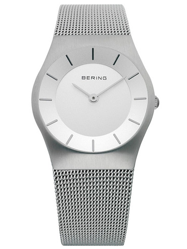 Bering Ρολόι Μπαταρίας με Ασημί Μεταλλικό Μπρασελέ 11930-001