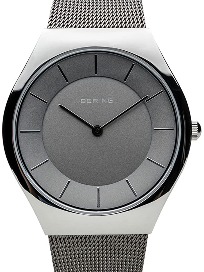 Bering Roloi Batarias me Asimi Metalliko Brasele 11936-309