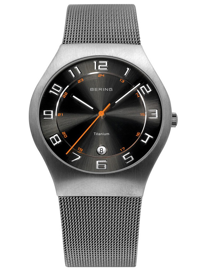 Bering Roloi Batarias me Asimi Metalliko Brasele 11937-007