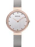 Bering Roloi Batarias me Asimi Metalliko Brasele 12034-064