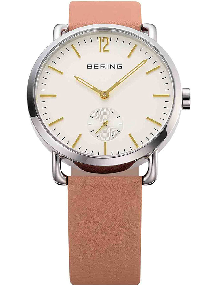 Bering Roloi Batarias me Roz Dermatino Louraki 13238-603