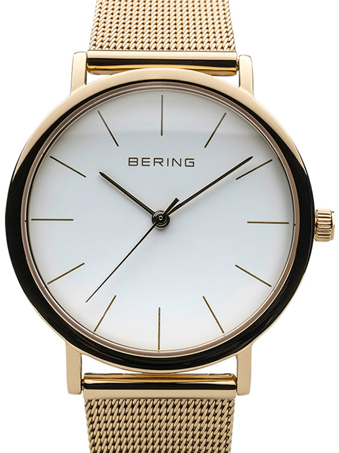 Bering Roloi Batarias me Xruso Metalliko Brasele 13436-334