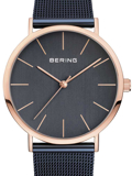 Bering Roloi Batarias me Ble Metalliko Brasele 13436-367
