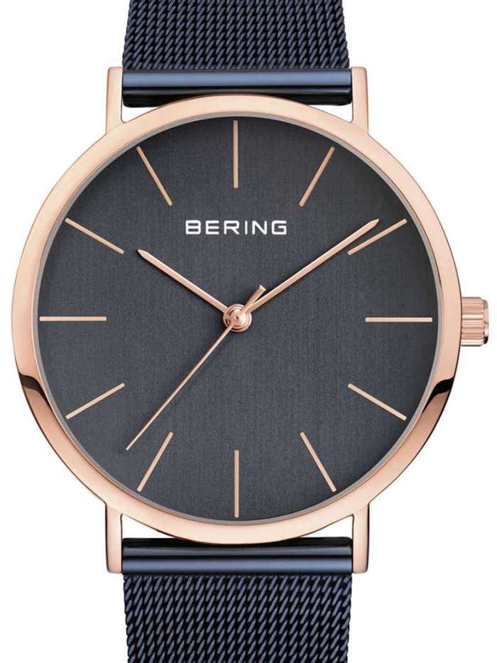 Bering Roloi Batarias me Ble Metalliko Brasele 13436-367