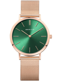 Bering Roloi Batarias me Roz Xruso Metalliko Brasele 14134-368
