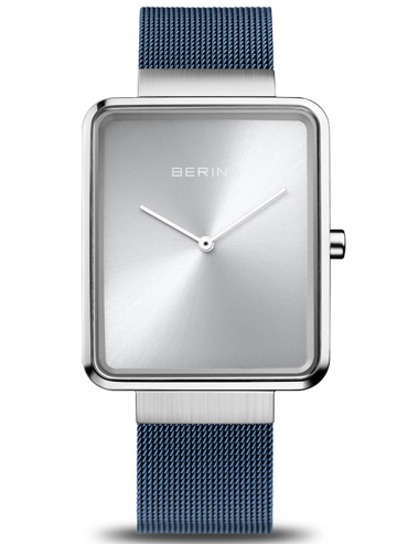 Bering Ρολόι Μπαταρίας με Μπλε Μεταλλικό Μπρασελέ 14533-300